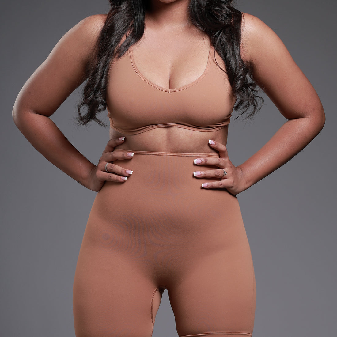 High Waist Mid Thigh Shorts